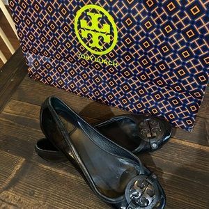 Tory Burch ballerina flats black